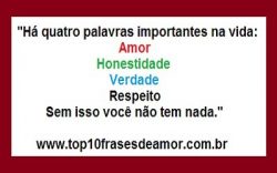 Quatro palavras importantes