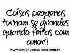 Coisas pequenas