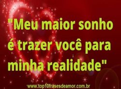 Meu maior sonho Meu maior sonho