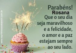 Parabéns Rosana