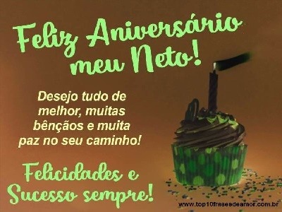 Feliz Aniversário meu Neto!