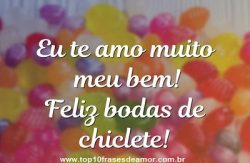 Feliz Bodas de Chiclete!