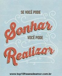 Se você pode sonhar