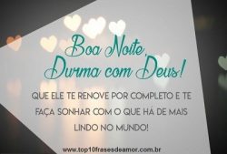Boa Noite, Durma com Deus!