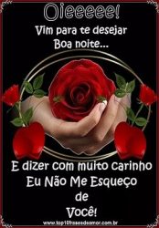 Eu não me esqueço de você!