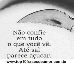 Nem tudo é o que parece