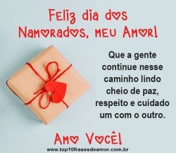 Amo você!
