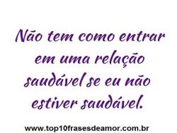 Relação saudável