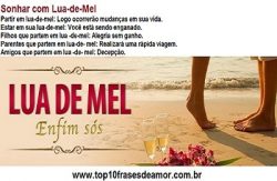 Sonhar com Lua-de-Mel