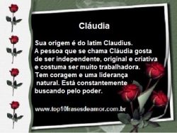 Cláudia Cláudia