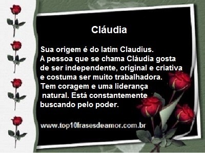 Cláudia