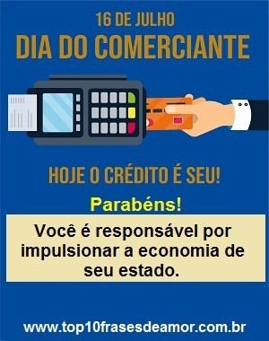 Parabéns a todos os comerciantes!