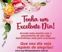 Tenha um excelente Dia! Tenha um excelente Dia!