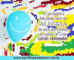 A verdadeira felicidade