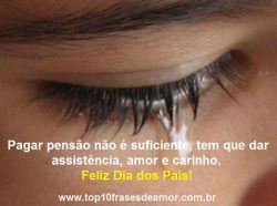 Pagar pensão não é suficiente Pagar pensão não é suficiente