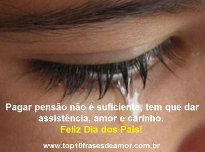 Pagar pensão não é suficiente