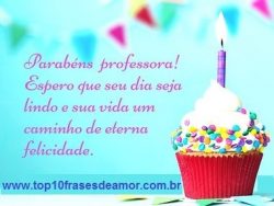 Parabéns Professora!