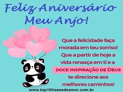 Feliz Aniversário Meu Anjo!