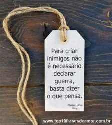 Basta dizer o que pensa