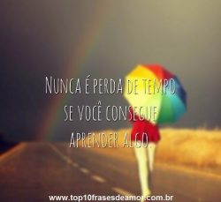 Nunca é perda de tempo Nunca é perda de tempo