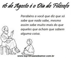 Parabéns a Você Filósofo! Parabéns a Você Filósofo!