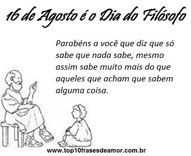 Parabéns a Você Filósofo!