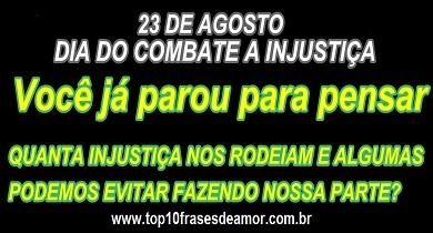 Você já parou para pensar?