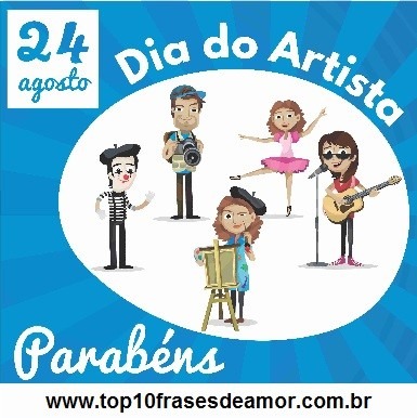 Feliz Dia dos Artistas!
