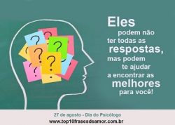 Feliz Dia do Psicólogo! Feliz Dia do Psicólogo!