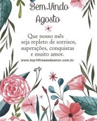 Bem-Vindo Agosto Bem-Vindo Agosto