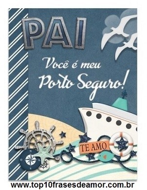 Pai Você é meu Porto Seguro!