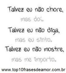 Eu me importo com a sua dor Eu me importo com a sua dor