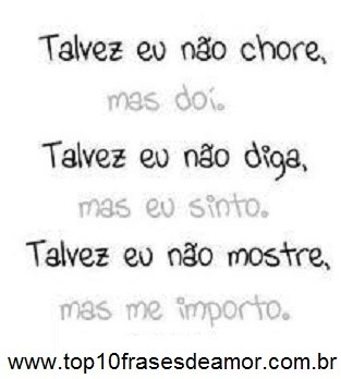 Eu me importo com a sua dor