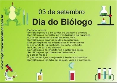 Feliz Dia do Biólogo!