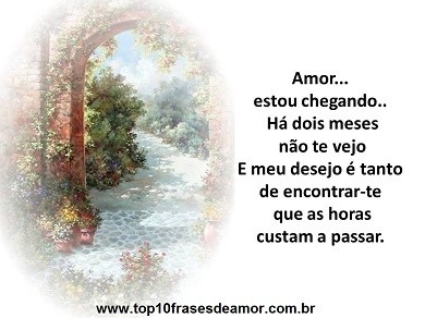 Há muito tempo que não te vejo