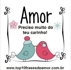Preciso muito do teu carinho! Preciso muito do teu carinho!