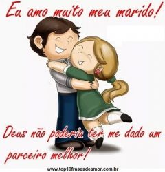 Eu amo muito meu marido! Eu amo muito meu marido!