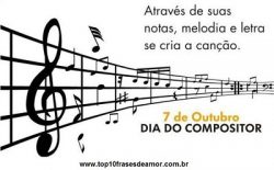 Feliz Dia do Compositor! Feliz Dia do Compositor!
