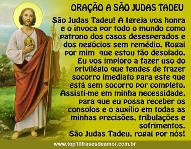 Oração a São Judas Tadeu