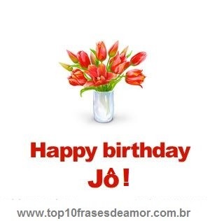 Happy birthday Jô!