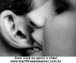 Com você eu perco chão! Com você eu perco chão!