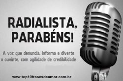 Radialista Parabéns! Radialista Parabéns!