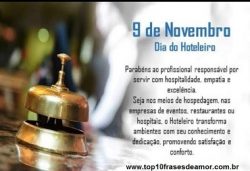 Parabéns Hoteleiro!