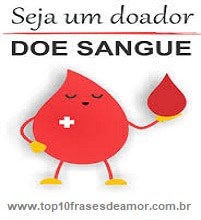 Seja um doador de sangue!