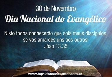 Feliz Dia do Evangélico!