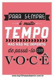 Para sempre é muito tempo Para sempre é muito tempo