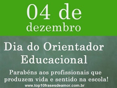 Parabéns Orientador Educacional!