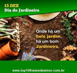 Feliz Dia do Jardineiro! Feliz Dia do Jardineiro!