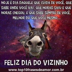 Feliz Dia do Vizinho!