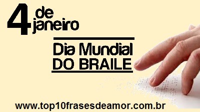 Feliz Dia Mundial do Braille!